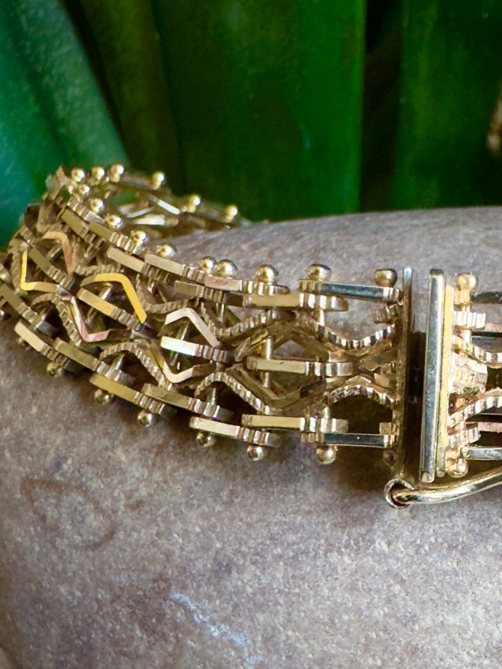 14k link bracelet